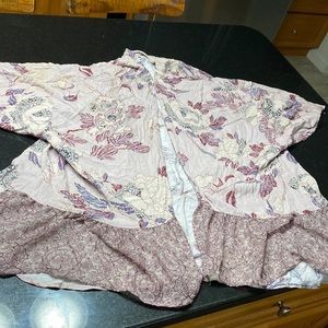 Love fire size L short sleeve big cardigan without buttons and pinks, pu…